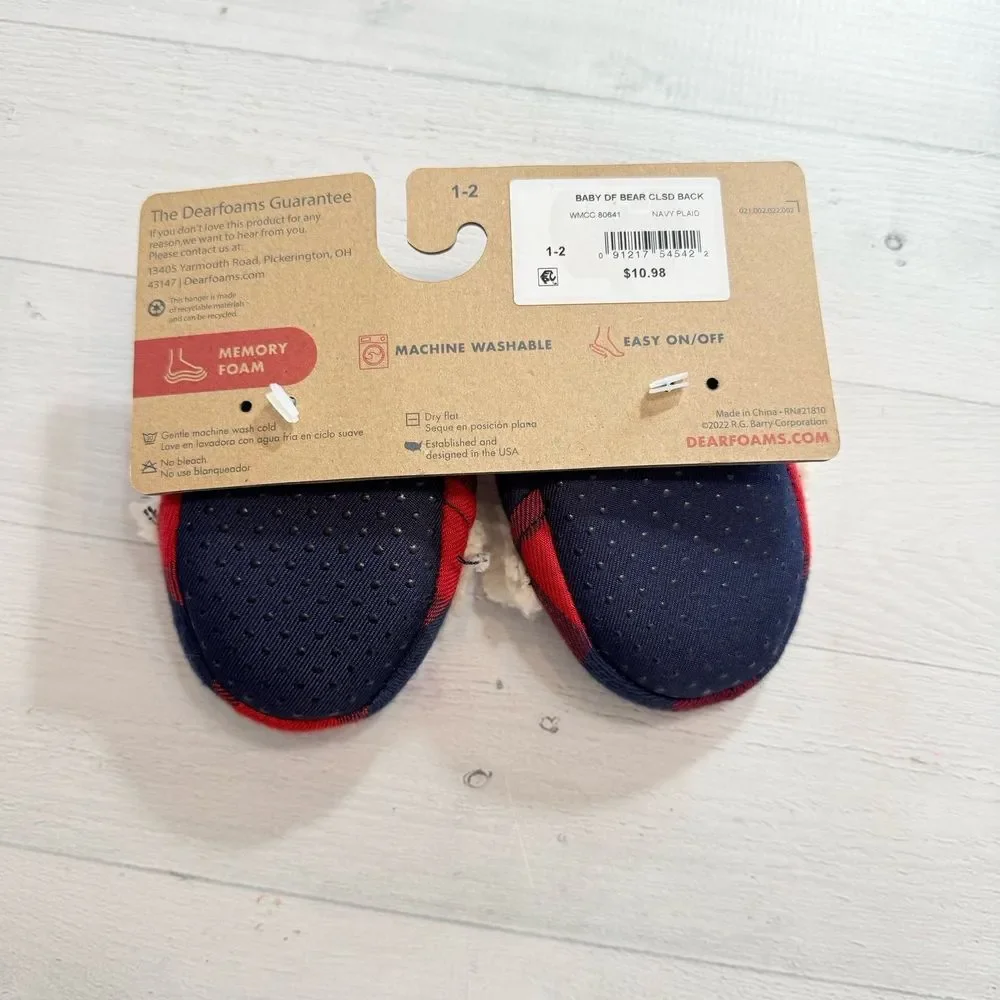 Dearforms baby‎ bear slippers baby size 1/2